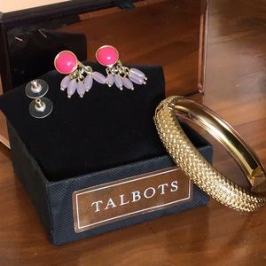 Talbots Bracelet and Earrings Set